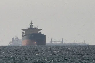 FILE PHOTO: Ships near Strait of Hormuz