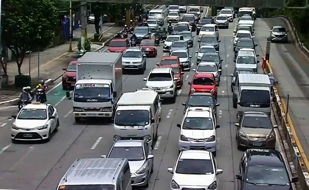 File photo of traffic along EDSA.
