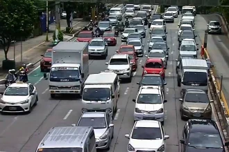 File photo of traffic along EDSA.