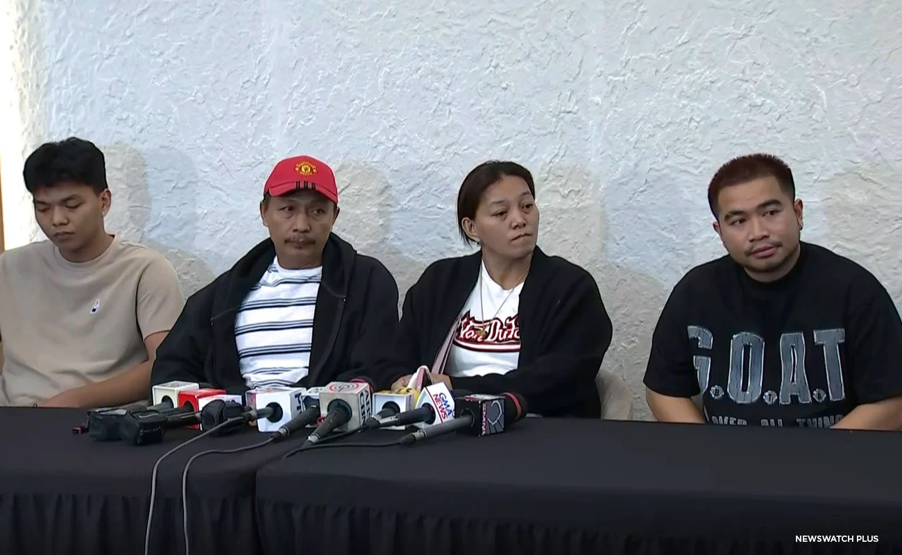 The family of the late Ateneo cager Rene Baterboni