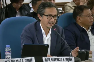Public Works Secretary Vince Dizon during the House deliberations on the 2027 budget on Aug. 26.