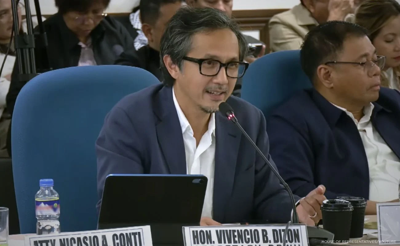 Public Works Secretary Vince Dizon during the House deliberations on the 2027 budget on Aug. 26.
