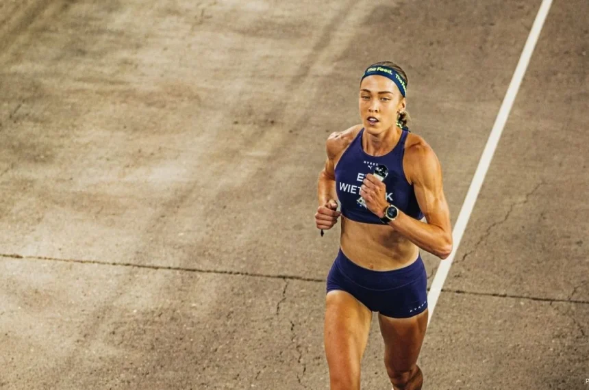 File photo of Joanna Wietrzyk competing in a HYROX race early this year in Glendale City, Arizona, USA.