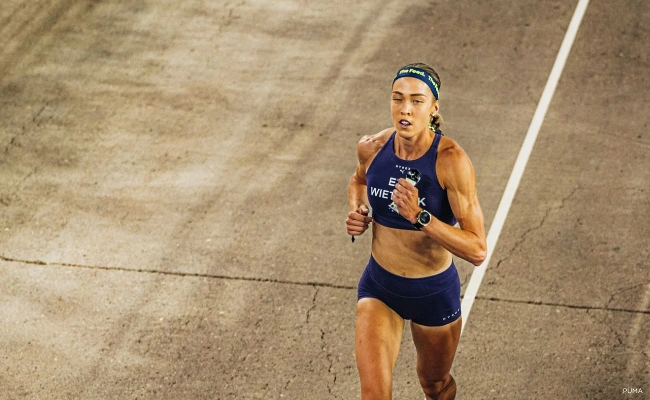 File photo of Joanna Wietrzyk competing in a HYROX race early this year in Glendale City, Arizona, USA.