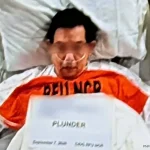 Mugshot of Rep. Martin Romualdez taken while he was confined at a San Juan City hospital for his plunder case.