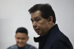 Close-up photo of embattled lawmaker Martin Romualdez after attending a pre-trial proceeding from the Quezon City Jail on Sept. 25.