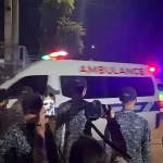 Vehicle carrying Rep. Martin Romualdez enters the Quezon City Jail - Male Dormitory on Monday, Sept. 14 (Screenshot from Facebook/IBC TV 13)