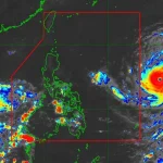 PAGASA satellite image showing Super Typhoon ‘Champi’ churning closer to the country on Oct. 19.
