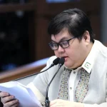Anti-Money Laundering Council Executive Director Ronel Buenaventura testifies at the impeachment trial of Vice President Sara Duterte on Oct. 6.