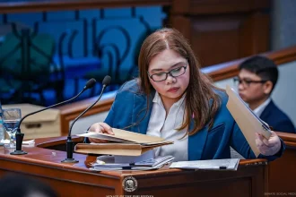 BIR Office of the Commissioner Chief of Staff Anne Lorraine Garcia-Marquez appeared before the Senate, sitting as an Impeachment Court, to testify for the prosecution on Thursday, Oct. 8.