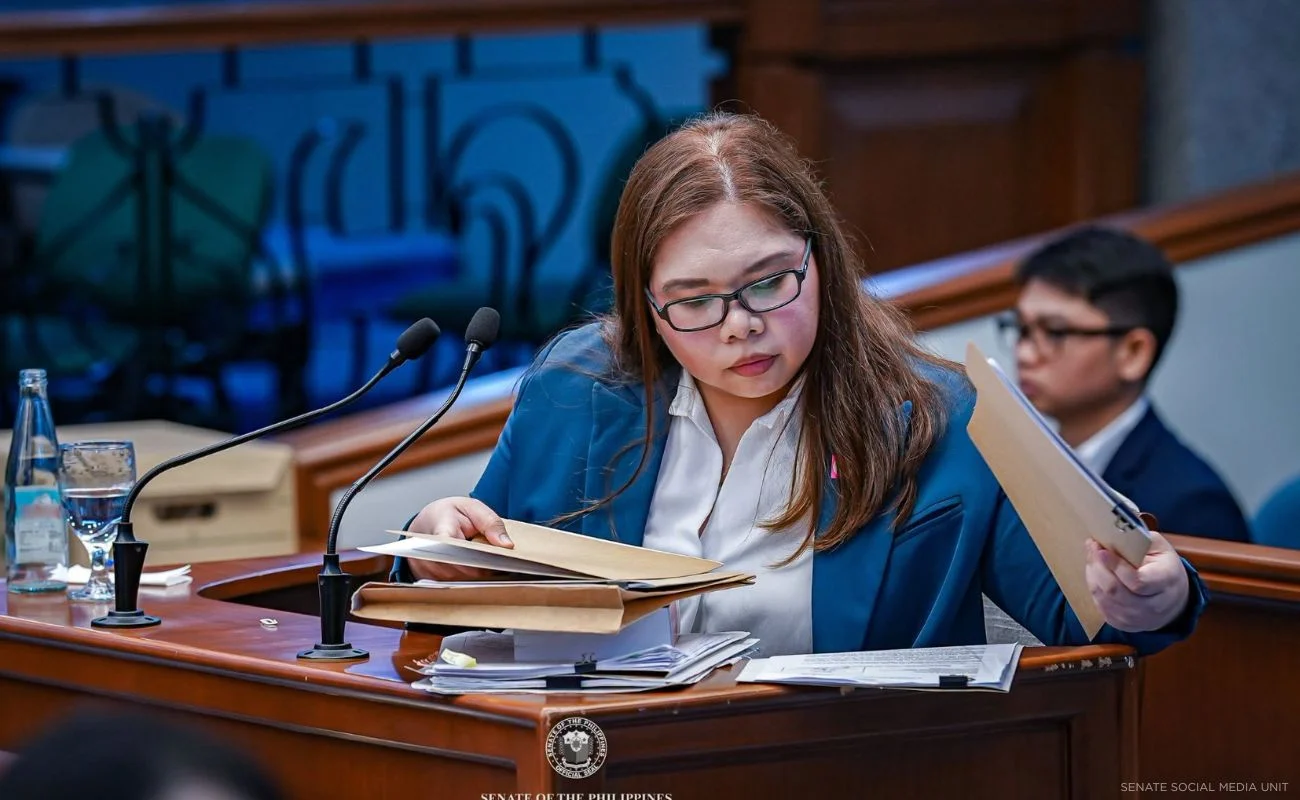 BIR Office of the Commissioner Chief of Staff Anne Lorraine Garcia-Marquez appeared before the Senate, sitting as an Impeachment Court, to testify for the prosecution on Thursday, Oct. 8.