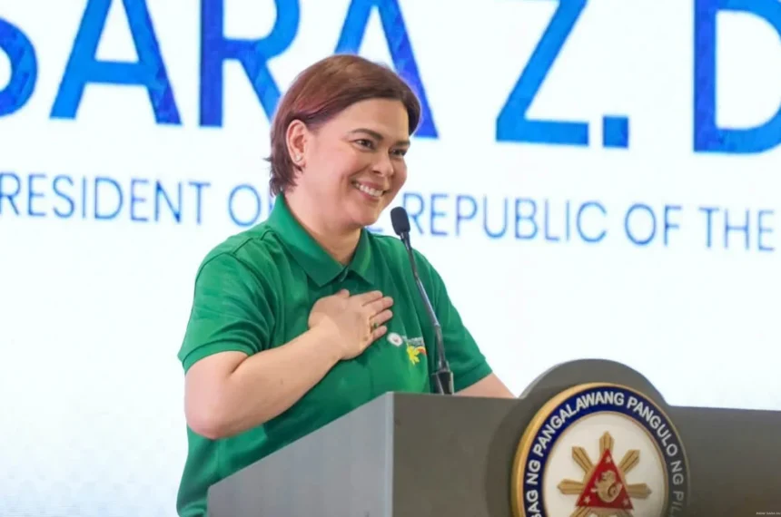 Vice President Sara Duterte in World Teachers' Day celebration in Davao City on Oct. 6, 2026.
