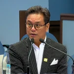 Financial forensic expert Alexander Cabrera testifies for the prosecution in the impeachment trial of Vice President Sara Duterte on Oct. 9.