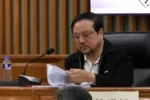 Former Public Works Usec. Roberto Bernardo testifying at a bail hearing for Sen. Jinggoy Estrada’s plunder case at the Sandiganbayan on Oct. 28.
